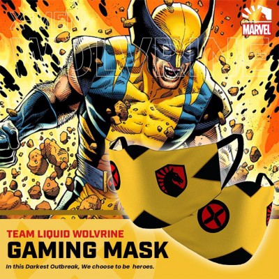 Masker Gaming Scuba Premium Team Liquid Marvel Edition - Wolverine